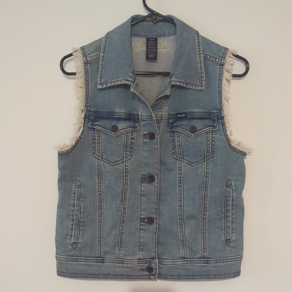 Wrangler Women's Denim Sleeveless Vest